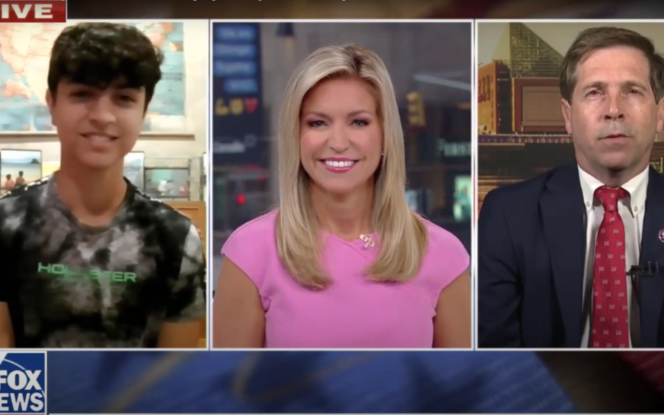 Rep. Chuck Fleischmann joins FOX & Friends with Oneida High School student Quintin Cruz to discuss young Americans' eagerness to serve.