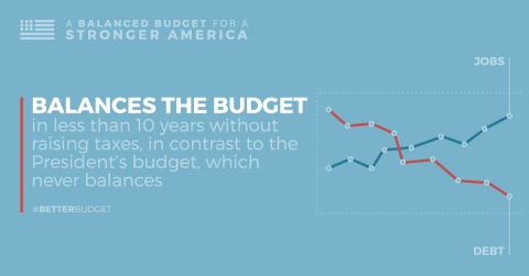 Balance the budget graphic