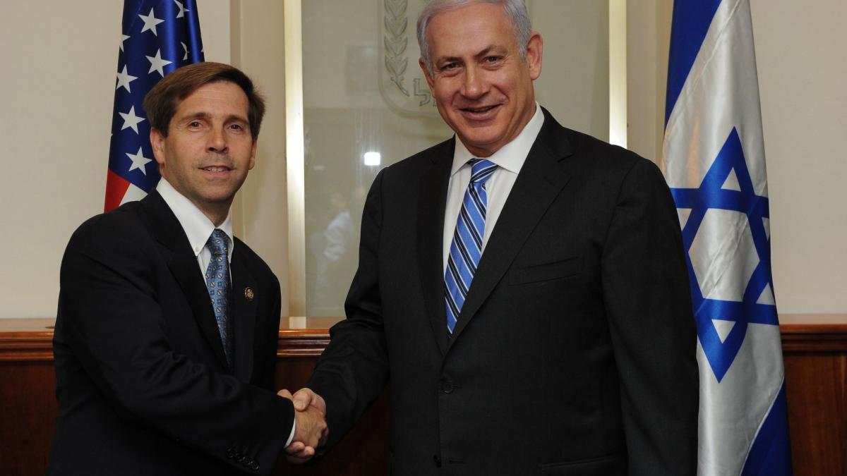 Fleischmann and Israel Prime Minister Netanyahu