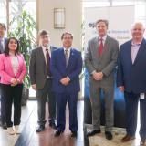 Congressman Chuck Fleischmann hosts ORNL Director Dr. Stephen K. Streiffer, Chattanooga Mayor Tim Kelly, and Dept. of Energy officials to announce the major new Collaborative for Energy Resilience and Quantum Science (CERQS). 
