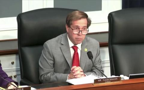 Chairman Chuck Fleischmann delivering opening remarks.